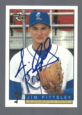 Jim Pittsley AUTOGRAPH Kansas City Royals 1993-94 Fleer Excel #70 AUTO Baseball - Image 1 of 2