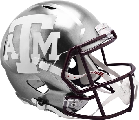 Texas A&M Aggies Unsigned  FLASH Alternate Revolution  Replica Football Helmet Cover