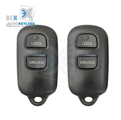 2 New Replacement Remote Car Key for GQ43VT14T Toyota Echo 2000 2001 2002 2003  - Image 1 of 3