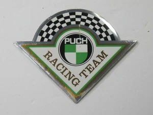 PUCH NOS foil decal peel and stick 1970s 1960s scooter 3 1/8" x 2 1/2" - Picture 1 of 1