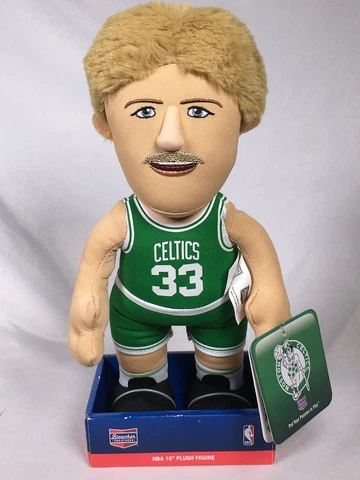 Larry Bird Boston Celtics 10” Plush Bleacher Creature Doll Figure NBA NEW Cover