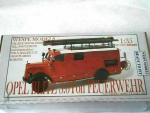OPEL 3.6ton FEUERWEHR Wespe Models 1:35 SCALE - resin kit 35047 - Picture 1 of 1