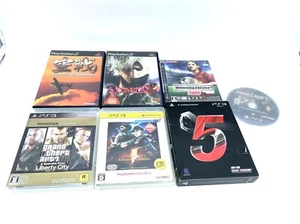 Lot of 7 Sony PlayStation 3or2 Japan games Gran Turismo5  Grand Theft Auto4 - Picture 1 of 22