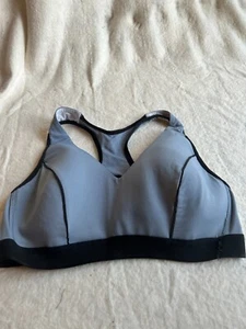 Danskin Bra- Size 34B dusty blue/navy trim - preowned- worn twice - Picture 1 of 2