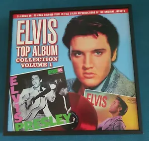 Elvis Presley- Top Album Collection Volume 1 (6x Red Vinyl Box . NM) - Bild 1 von 4