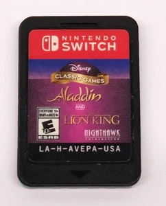 Disney Classic Games: Aladdin and The Lion King (Nintendo Switch) Cartridge Only - Picture 1 of 2