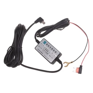 3.4M Car Camera DVR Power Cable Charger Adapter Output 5V/2A Mini USB for DVR - Picture 1 of 8