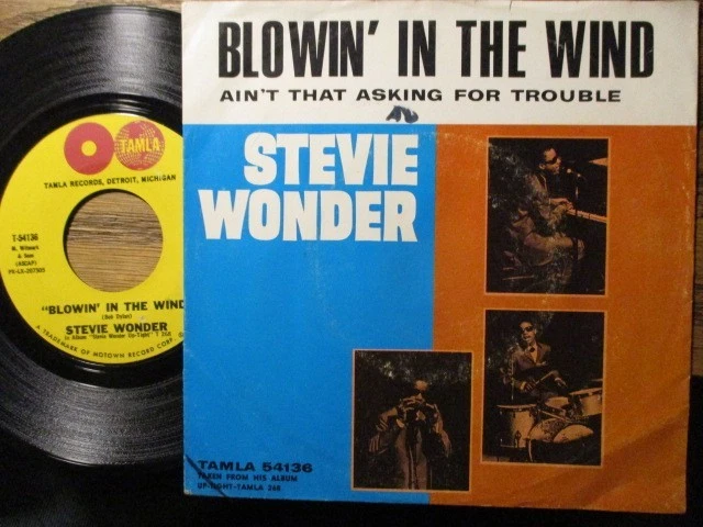 STEVIE WONDER "BLOWIN' IN THE WIND" 45 PS Foto 1 de 1