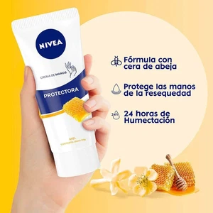 ⭐SPEDIZIONE VELOCE⭐6X Nivea Crema Mani Protettiva Cera d'api per Donna 75ml - Foto 1 di 1