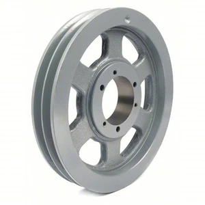 TB WOOD'S 1602B V-BELT PULLEY, 2 GROOVES, BUSHED BORE, 16.35" O.D., 5YKC8, NEW! - Picture 1 of 4