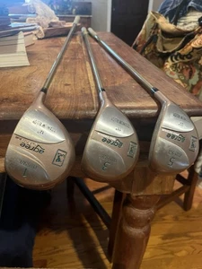 LPGA AGREE Plus Size 1 Driver + 3 & 5 Wood Golf Clubs SET Pro Design Titanium - Picture 1 of 10