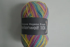 Lana Grossa Cotone Vegano Frutti 1Skein 76%Cotton 24%Poly 459Yds Fingering Italy - Picture 1 of 5