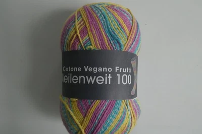 Lana Grossa Cotone Vegano Frutti 1Skein 76%Cotton 24%Poly 459Yds Fingering Italy - Image 1 of 4