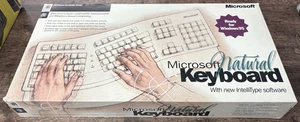 Microsoft Natural Keyboard with new IntelliType software, Used - Works - Picture 1 of 6
