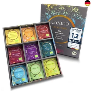 Creano Bio Kräutertee Geschenkset ?ORGANIC HERBAL TEA? - 27 Bio-Teebeutel in 9 - Bild 1 von 7