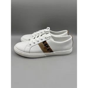 Zapatilla deportiva Ralph Lauren Janson II Action de cuero talla 8,5 para mujer - Imagen 1 de 11