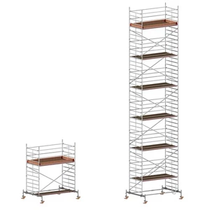 Hymer Fahrgerüst mit Ausleger/Fahrtraverse bis 13,6m Alugerüst Fahrgerüst        - Bild 1 von 11