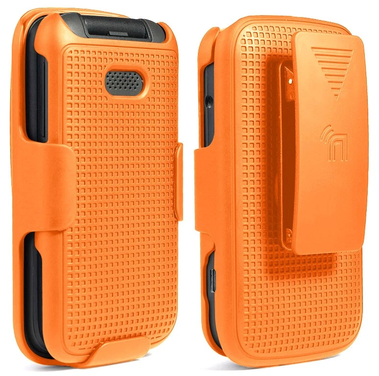 Funda protectora rígida y funda con clip para cinturón para Alcatel Smartflip, Go Flip 3 Foto 1 de 1