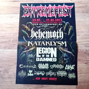 BEHEMOTH / AMORPHIS - Poster ca 29 x 42 cm - Heavy Metal - Imagen 1 de 2