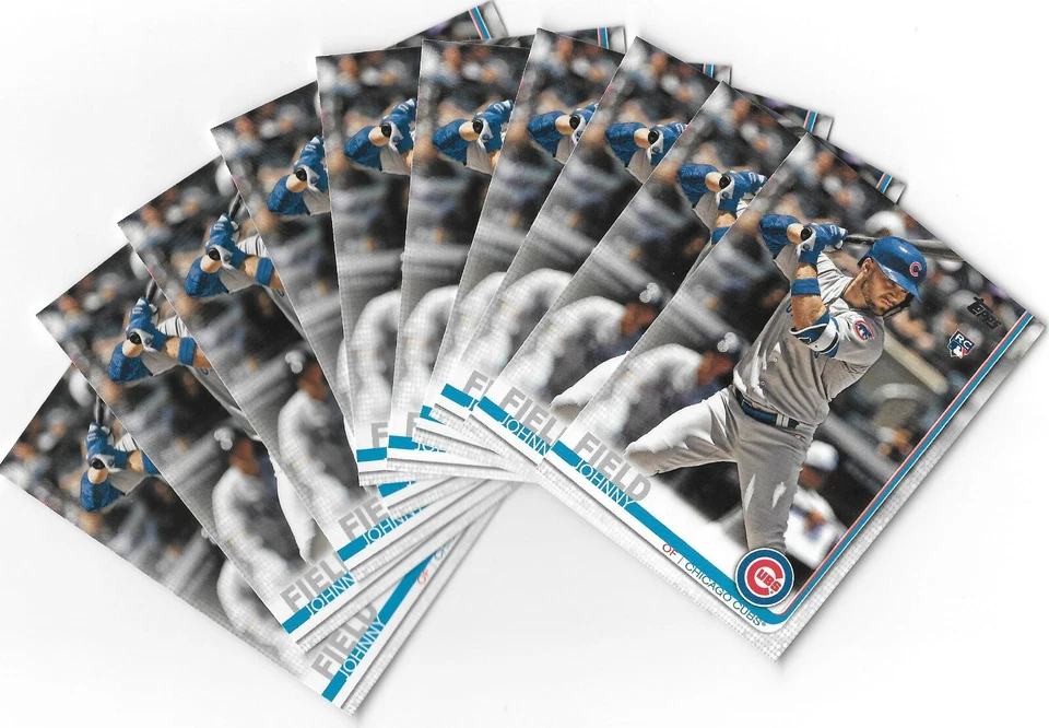 (10X) 2019 Topps Series 2 JOHNNY FIELD RC Base Rookie Lot 10 Cards - CUBS - #606 - Image 1 of 1