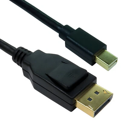 Mini DisplayPort to DisplayPort v1.4 8K cables 50cm 1m 2m - Image 1 of 3