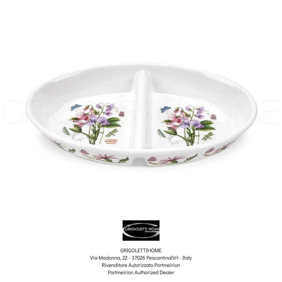 Portmeirion - Botanic Garden - Tablett Oval Mit Raumteiler - Einzelhändler - Bild 1 von 3