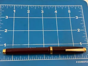 Penna stilografica Judd's NOS vintage Webster Skyrocket con 14 kt. Pennino fine oro - Foto 1 di 5