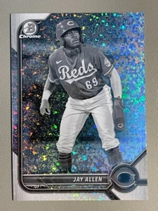 Jay Allen 2022 Bowman Chrome Black & White Mini-Diamond Refractor Cincinnati Red - Bild 1 von 2