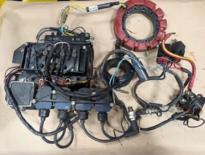 Force 120 HP Electrical Ignition 1994 Coils Stator Trigger Rectifier - Foto 1 di 11