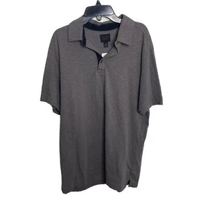 14th + Union Size Medium Mens Collared Short Sleeve Polo Shirt Gray NWT - Picture 1 of 3