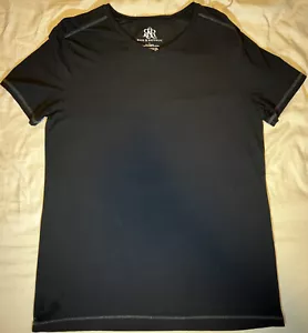 *EXCELLENT* Men’s Rock & Republic Cotton V-Neck T-Shirt M Medium Black - Picture 1 of 4