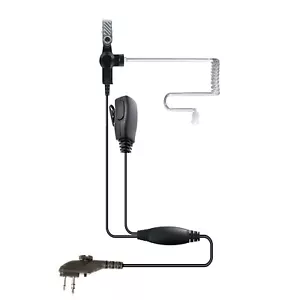 Covert Earpiece with MIC & PTT Fits HYTERA HYT PD405 PD505 BD505 Two Way Radio - Picture 1 of 5