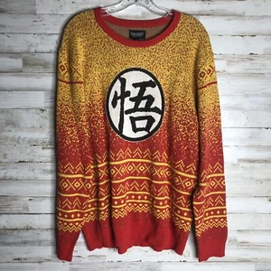 Dragon Ball Z Sweater Mens Ugly Christmas Size XL Extra Large New w/ Tags - Picture 1 of 5