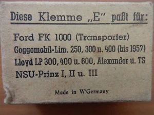 oldtimer Auto Türklemmspiegel "E" von Albert - Bild 1 von 3