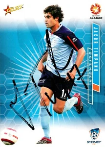 Signed 2007 2008 SYDNEY FC A-League Card JACOB TIMPANO - Picture 1 of 3