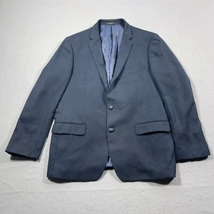 John Varvatos Blazer Men 40R Navy Blue Premium Tailored 2 Button Sport Coat - Picture 1 of 13