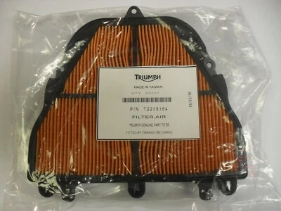 TRIUMPH DAYTONA 675 & STREET TRIPLE / R  AIR FILTER T2208164 Genuine Part - Image 1 of 2