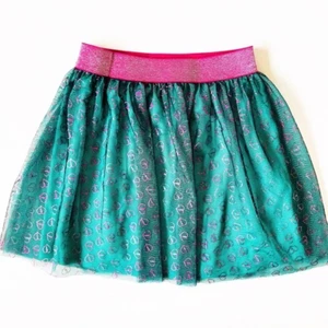 LOL Surprise! Green and Pink Tulle Overlay Skirt Girls Size 8 - Picture 1 of 4