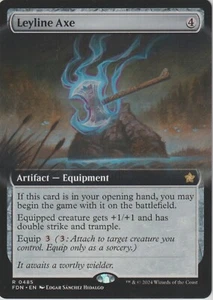 MTG - Foundations - Leyline Axe *Extended Art* - Bild 1 von 1