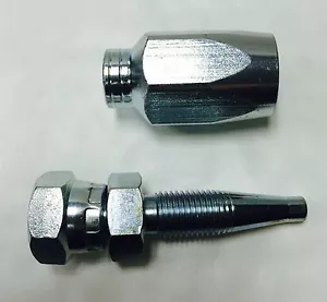 KIT DE REPARACIÓN DE MANGUERA REUTILIZABLE LAVADO A PRESIÓN LAVADORA A CHORRO 1/4 R1AT & 1SN x 1/4 HEMBRA - Imagen 1 de 1