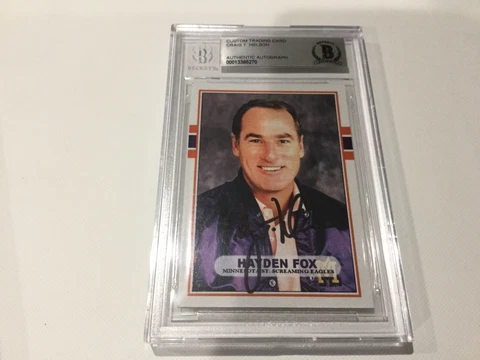 Craig T. Nelson Autographed Signed Custom Trading Card Slabbed Beckett BAS a Cover