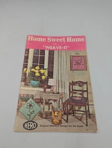 Hero Home Sweet Home Vol 21 Vintage Weave It Pattern Booklet Magazine 21 Project - Imagen 1 de 3