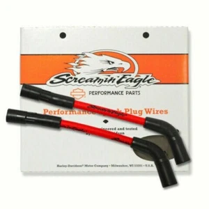 Kabel Zündkerze Seitenspule Harley Davidson Sportster Ster Seventy Two rot - Bild 1 von 12
