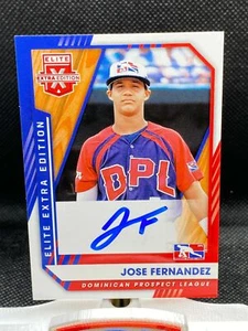 2021 Panini Elite Extra Edition JOSE FERNANDEZ DPL AUTO #207 - Picture 1 of 1