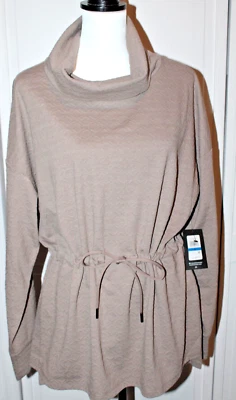 ANDREW MARC SPORT MUJER TÚNICA TOPO CAPUCHA CUELLO CORDÓN CINTURA TALLA XL NUEVO CON ETIQUETAS Foto 1 de 4