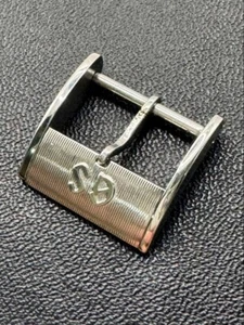 Grand Seiko Watch Vintage Buckle Clasp 15mm Silver Color Geniune - Picture 1 of 5