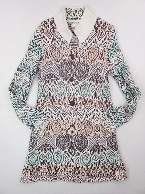 Suéter Odd Molly Mujer Mediano Beige Verde Azulado Cárdigan Desobediente Abuela Abrigo Foto 1 de 4