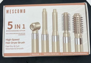 Hair Dryer Brush 5 in 1-110,000 RPM High-Speed Frizz-Free Blow Dryer KH-A235a - Picture 1 of 12