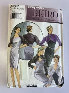Vintage Shrugs Sz 6-12 Simplicity RETRO Costume Collection UNCUT Pattern S9249 - Picture 1 of 2