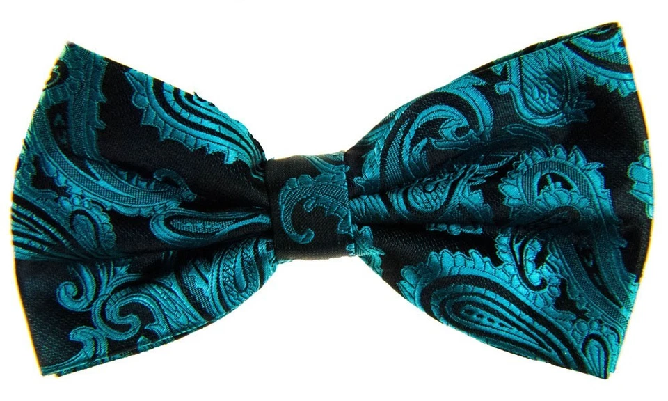 Nuevo Para hombres Diseño MARIPOSA VERDE SIRENA Pajarita Pre-atada Baile de graduación Boda Formal Foto 1 de 1